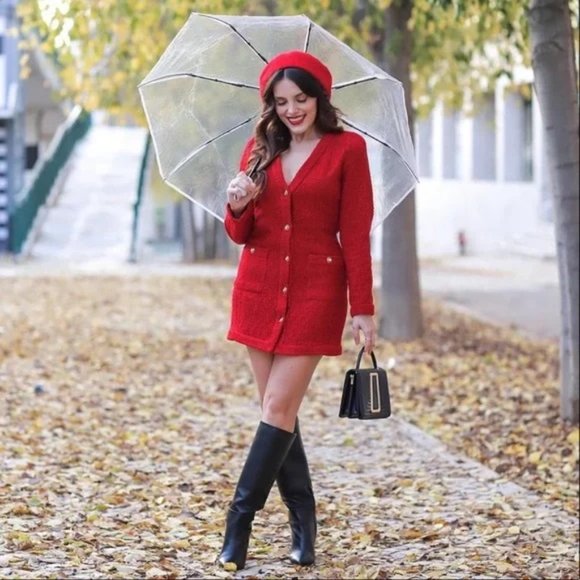 Zara Textured Weave Dress - Picture 12 of 15